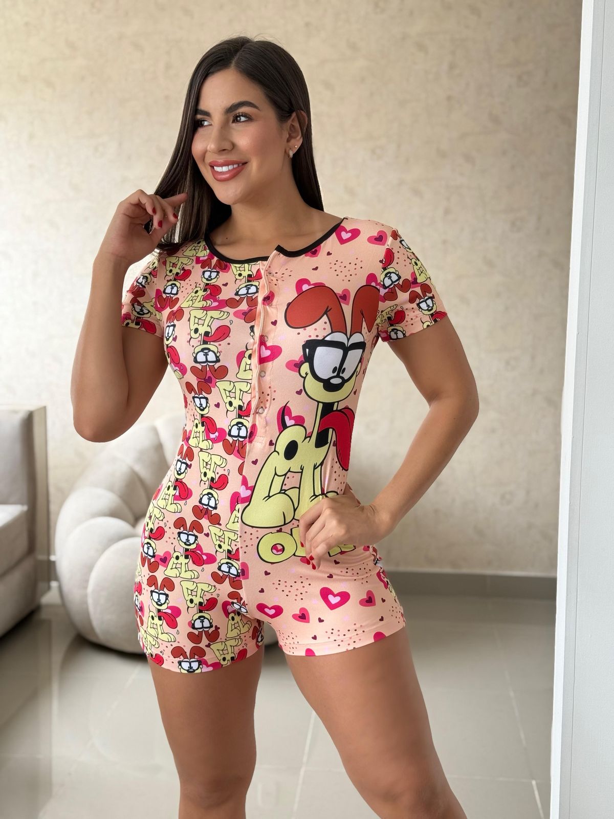 Vista 5 de ENTERIZO BOTON - DISEÑO: HAKUNA VERDE AGAMARINA